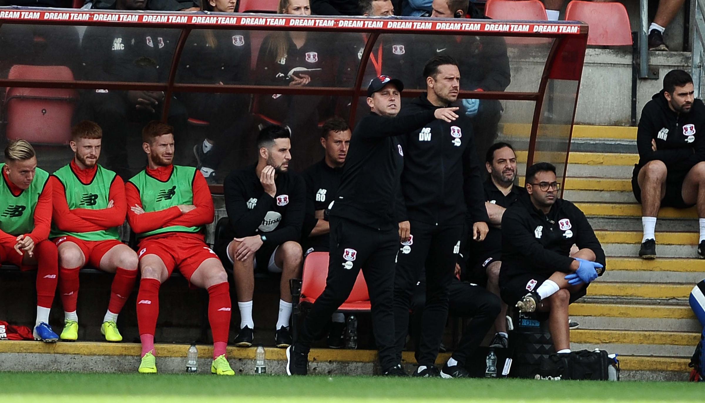 Leyton Orient manager Ross Embleton reacts to Saturday's 3-1 defeat against Swindon Town in League Two