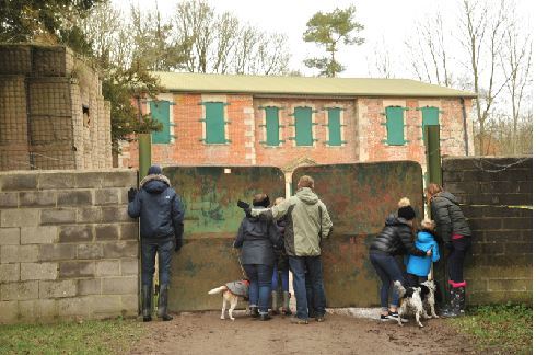 mber attracts hundreds of visitors. The Cole and Millard families from Trowbridge take a look at Imber Court. Trevor Porter 59336 18.