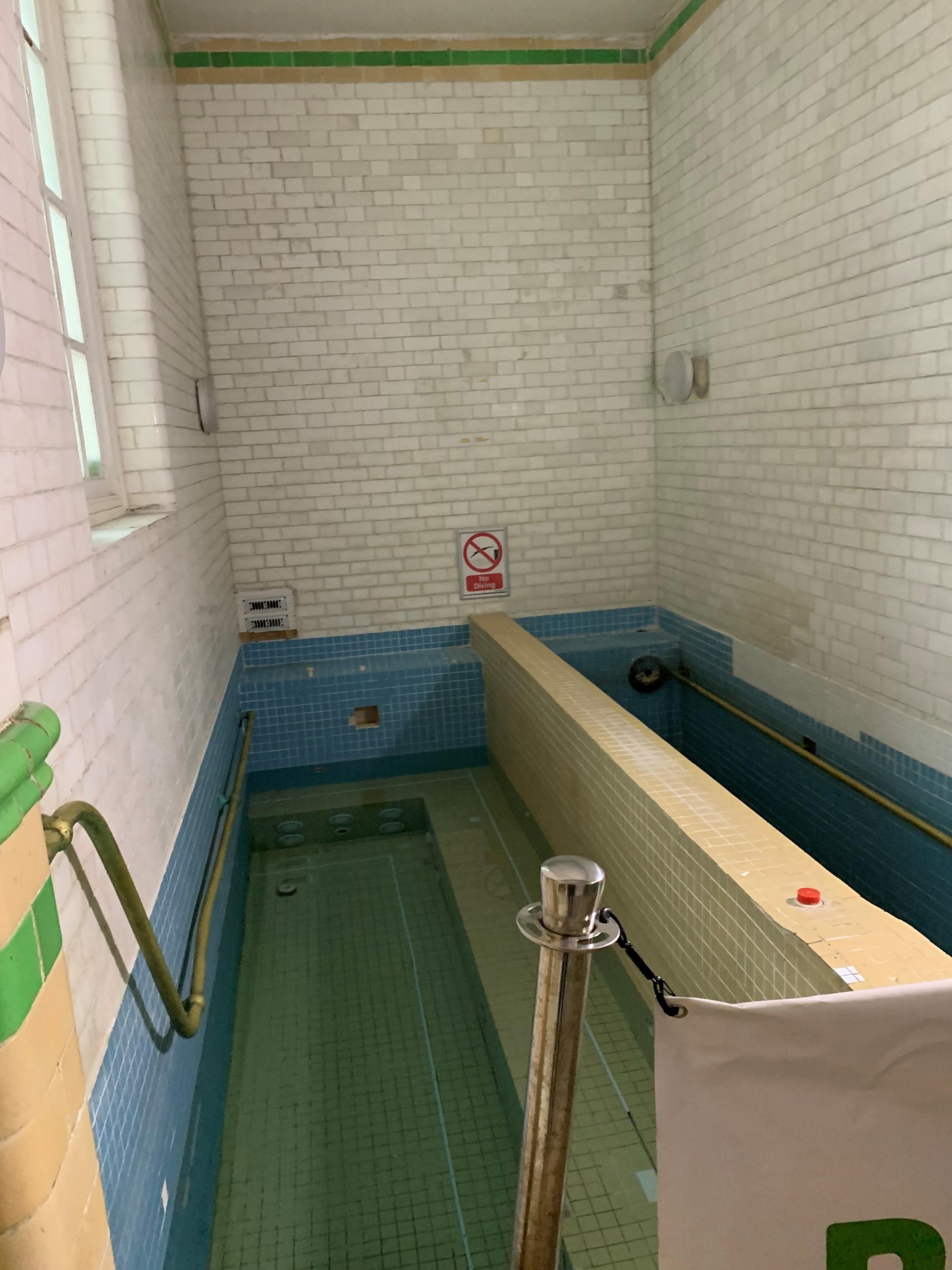 Part of the Turkish baths area in the Health Hydro