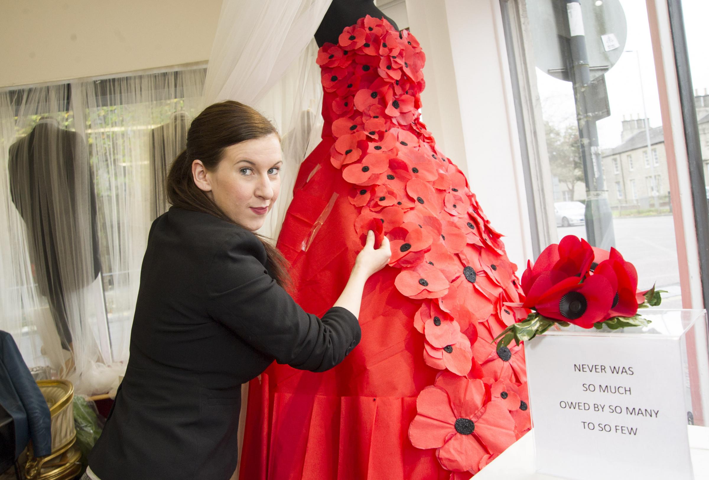 poppy bridesmaid dress